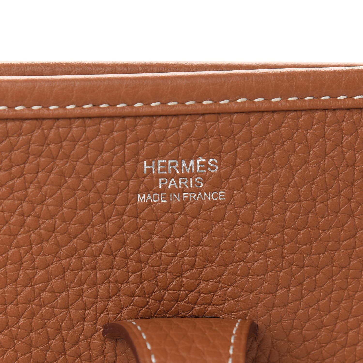 Hermes Taurillon Clemence Evelyne III PM Gold 6 of 9