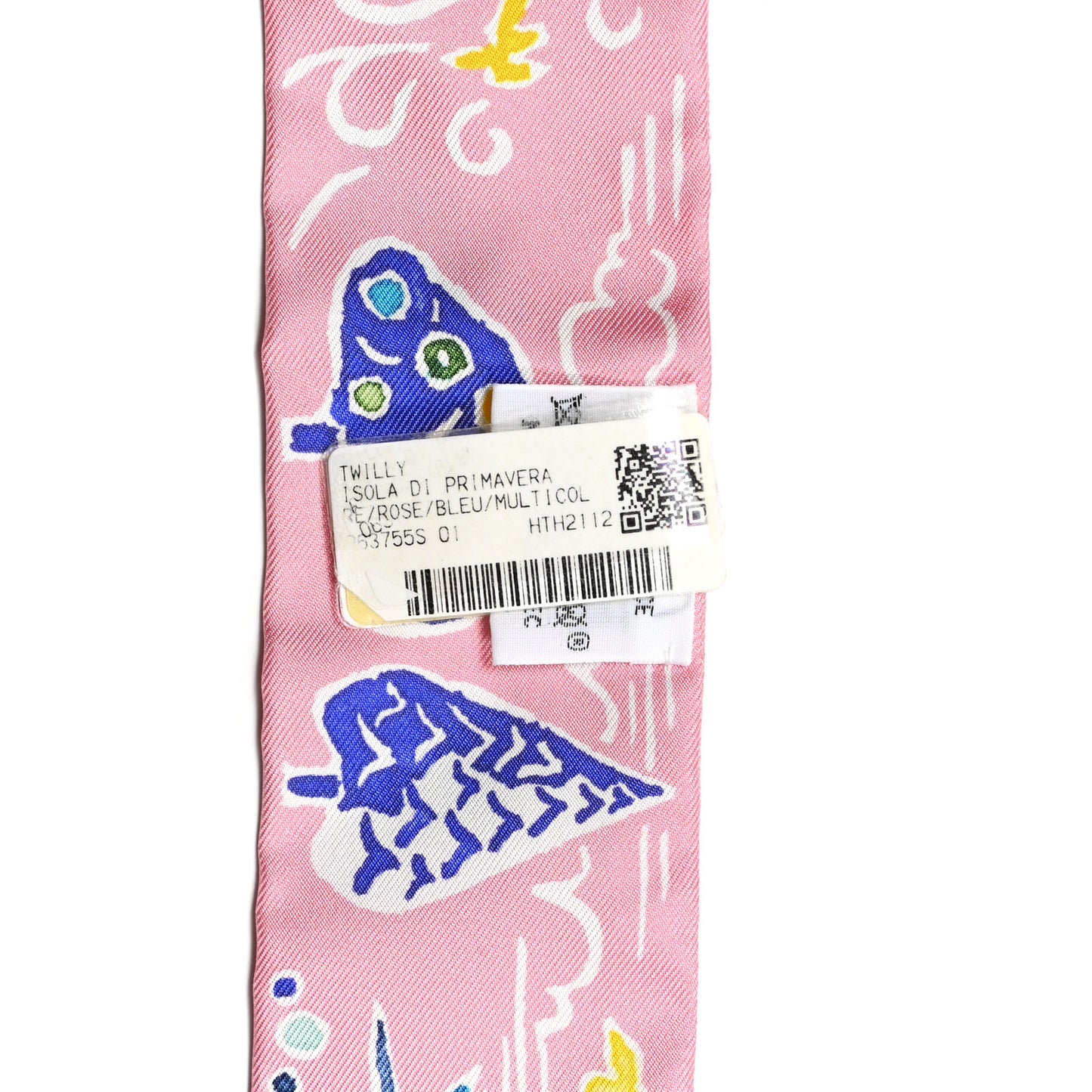 Silk Isola Di Primavera Twilly Rose Bleu Multicolor