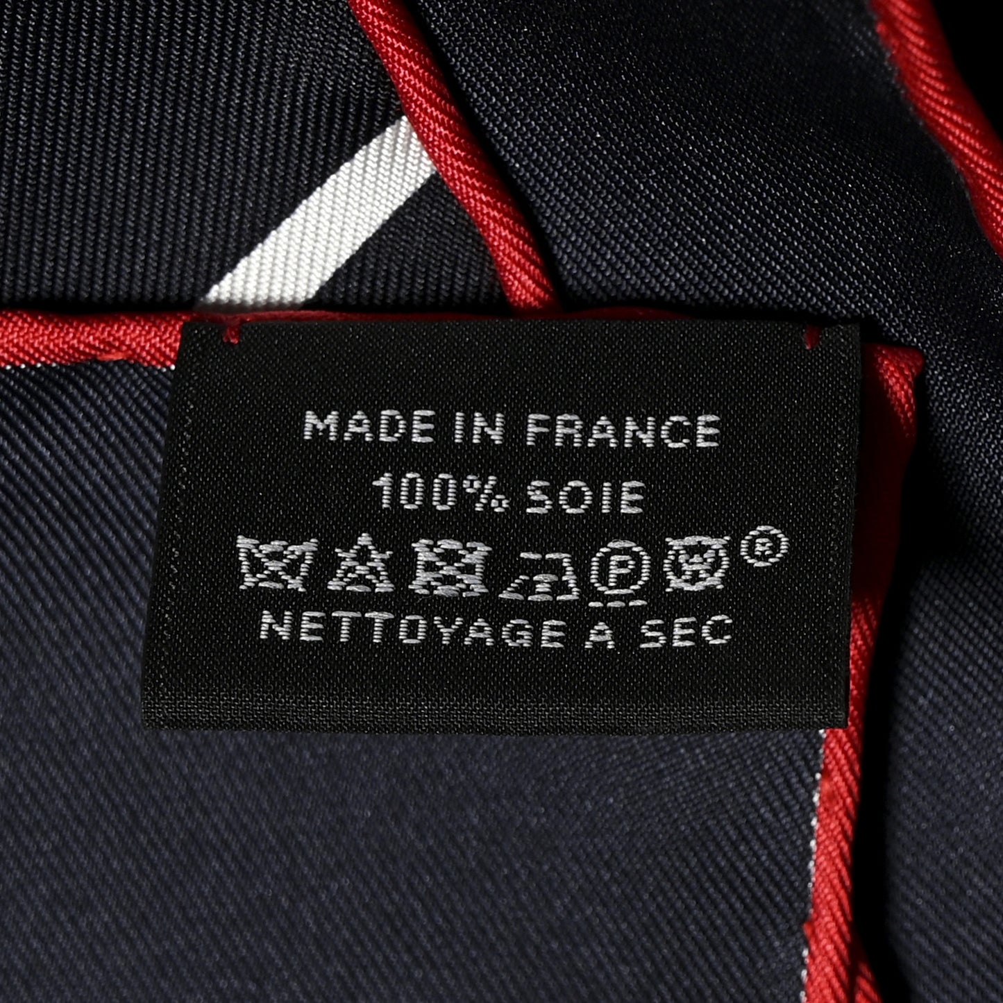 Silk Les Nouveaux Amoureux de Paris Scarf 90 Bleu Black Rouge White