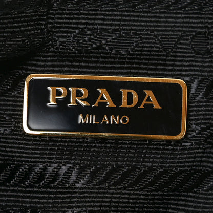 Prada Re-Nylon Tessuto Impuntu Quilted Re-Edition 1995 Chaine Pouch Black 6 of 10