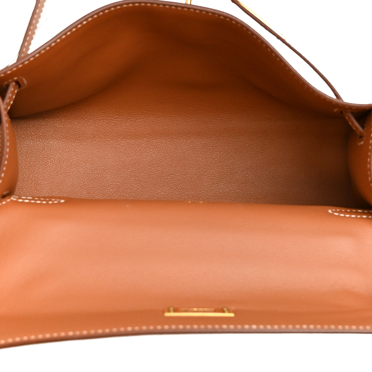 Hermes Swift Kelly Pochette Clutch Gold 8 of 14