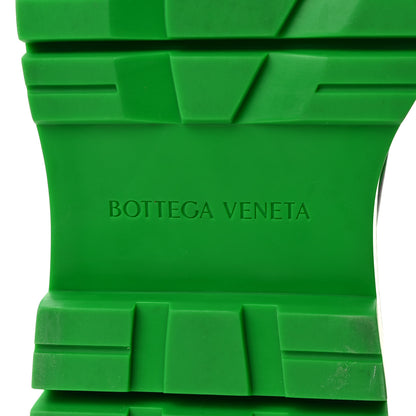Bottega Veneta Calfskin The Tire Chelsea Boots 40.5 Black Grass 6 of 9