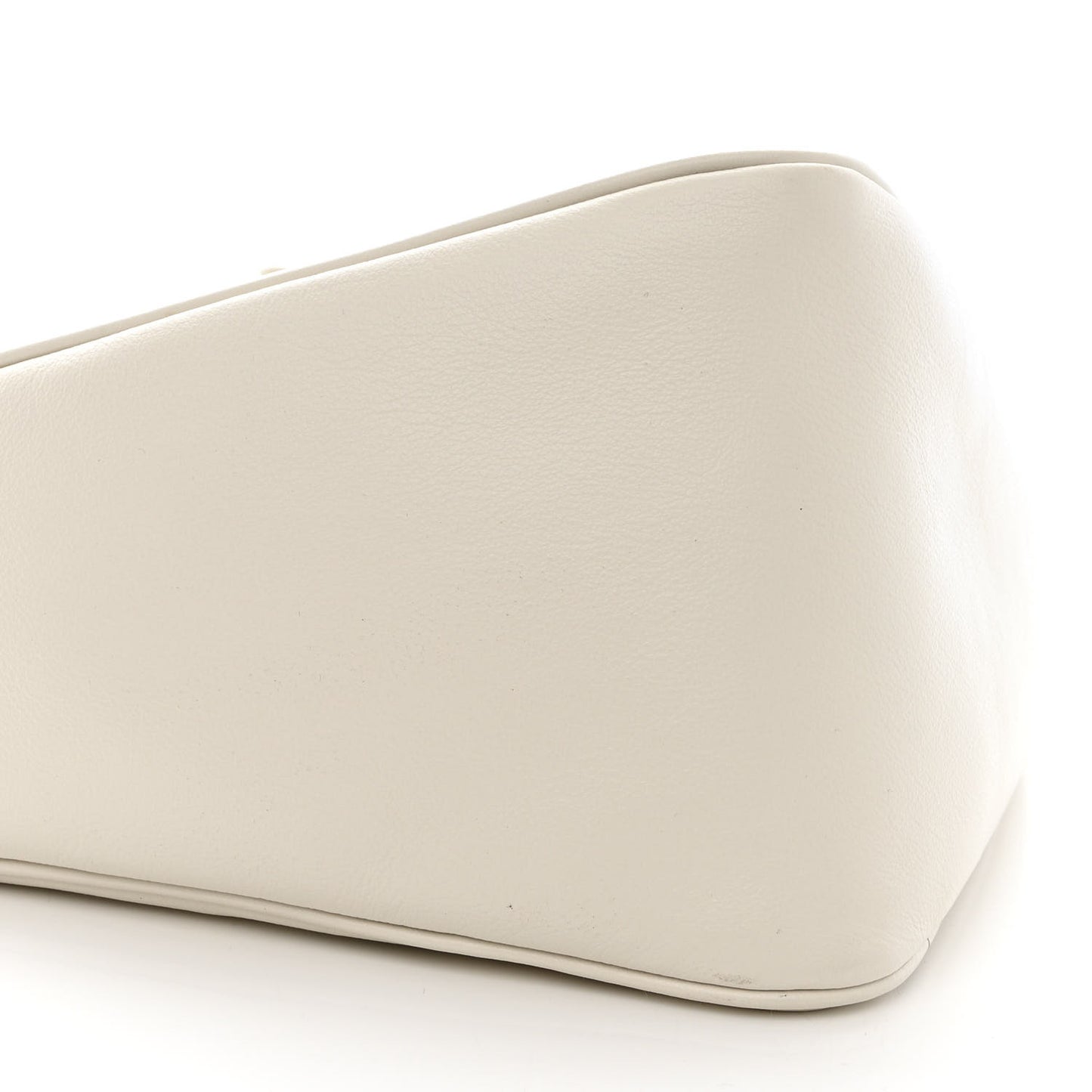 Grace Lux Triangle Shoulder Bag White