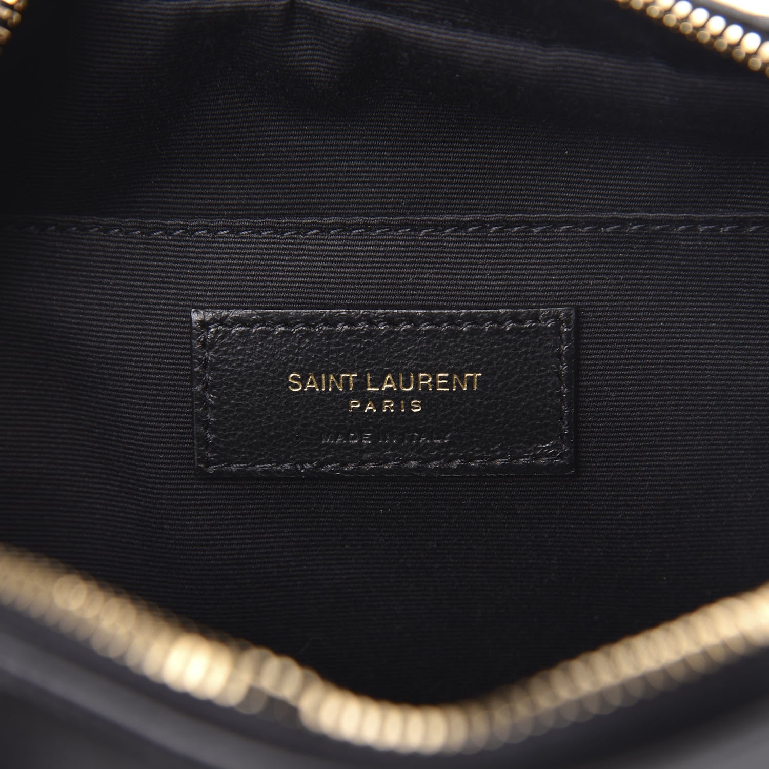 Saint Laurent Calfskin Matelasse Monogram Lou Camera Bag Black 6 of 10