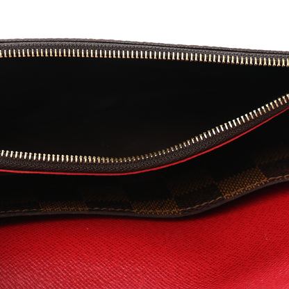 Louis Vuitton Damier Ebene Emilie Wallet Red 4 of 4