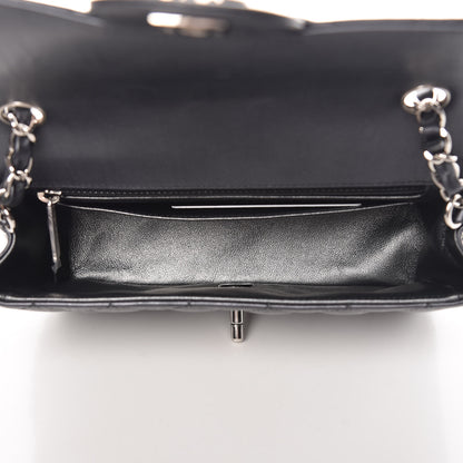 Chanel Iridescent Calfskin Quilted Mini Rectangular Flap Charcoal 7 of 11