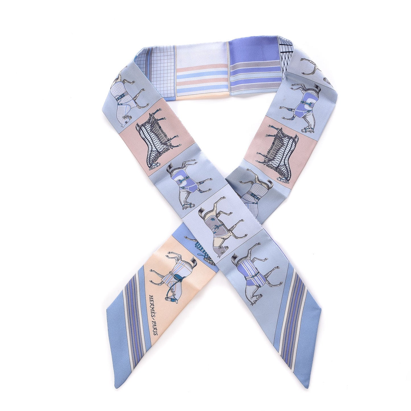 Silk Couvertures Nouvelles Twilly Menthe Ciel Marine Sable