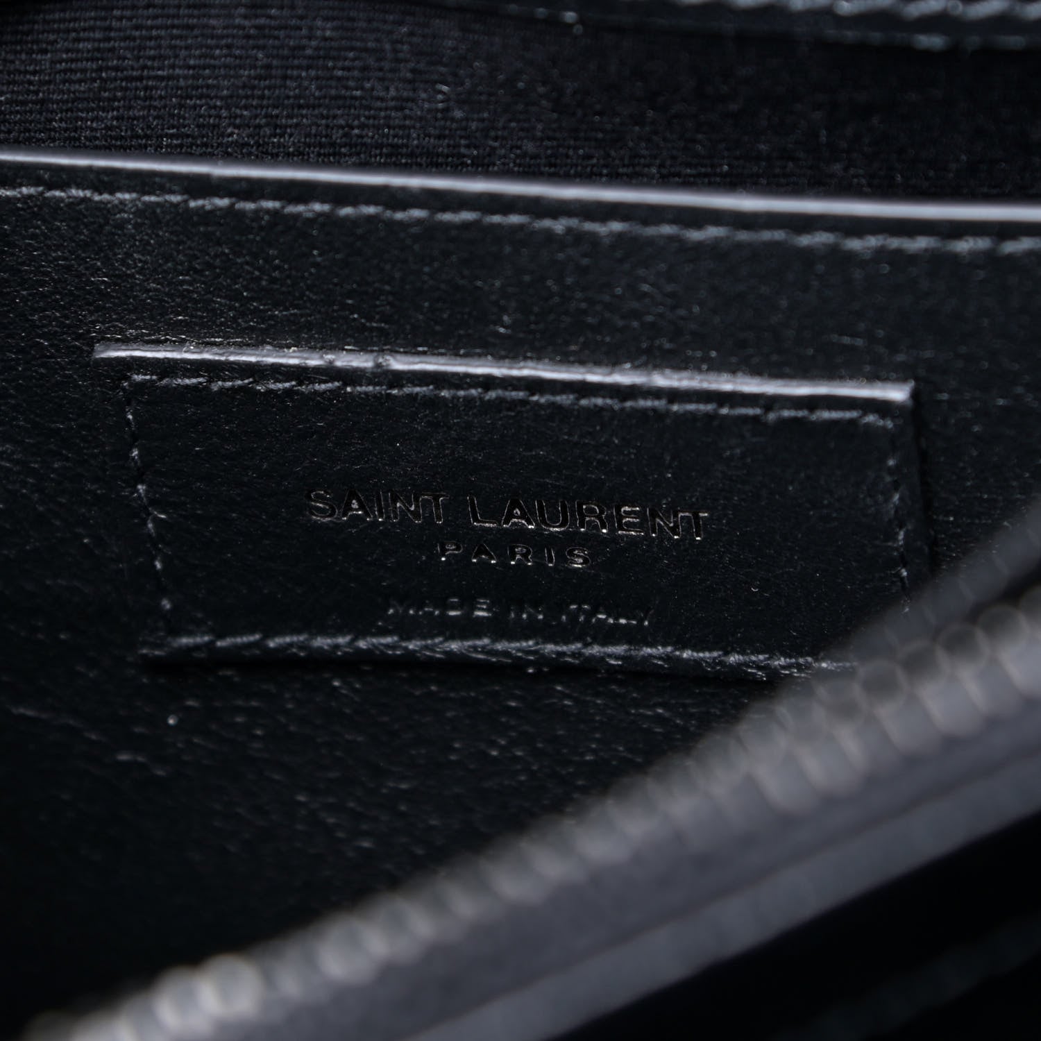 Saint Laurent Calfskin Y Quilted Monogram Small Loulou Chain Satchel Black 8 of 9