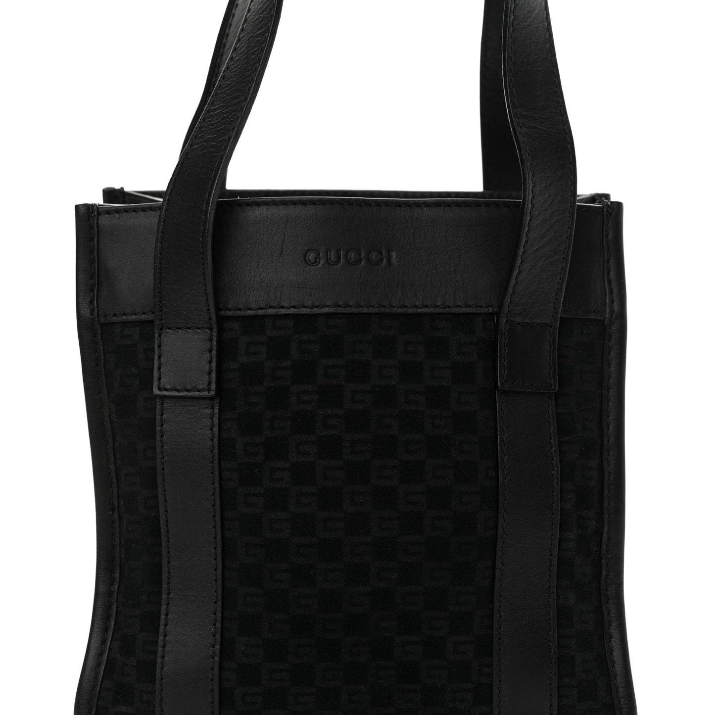 Square G Fabric Mini Tote Black