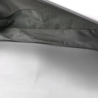 Chanel Lambskin Quilted Medium Boy Flap Grey 6 of 13