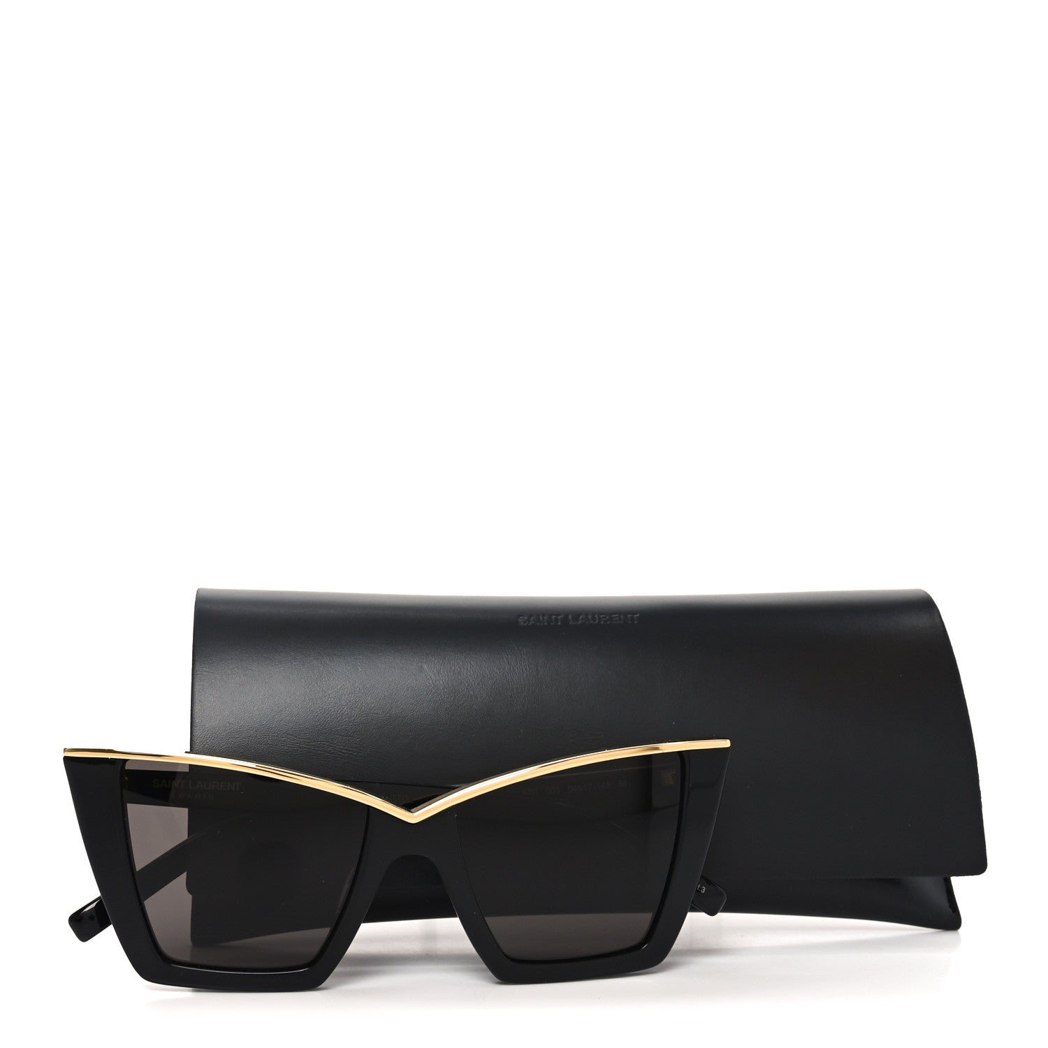 Saint Laurent Cat Eye Kate SL570 Sunglasses Black 8 of 8