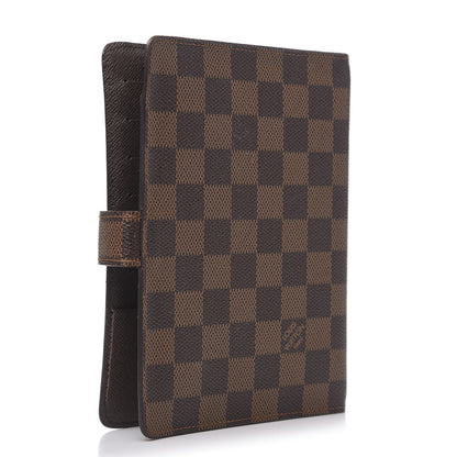 Louis Vuitton Damier Ebene Medium Ring Agenda Cover 3 of 7