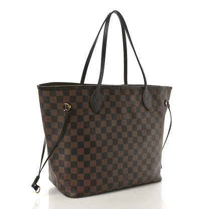 Louis Vuitton Damier Ebene Neo Neverfull MM Rose Ballerine 3 of 13