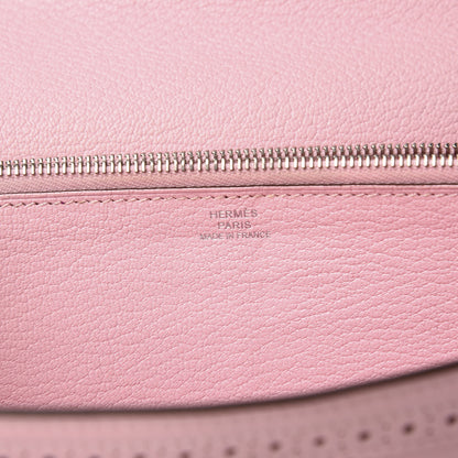Hermes Swift Ghillies Kelly Longue Wallet Rose Sakura 9 of 9