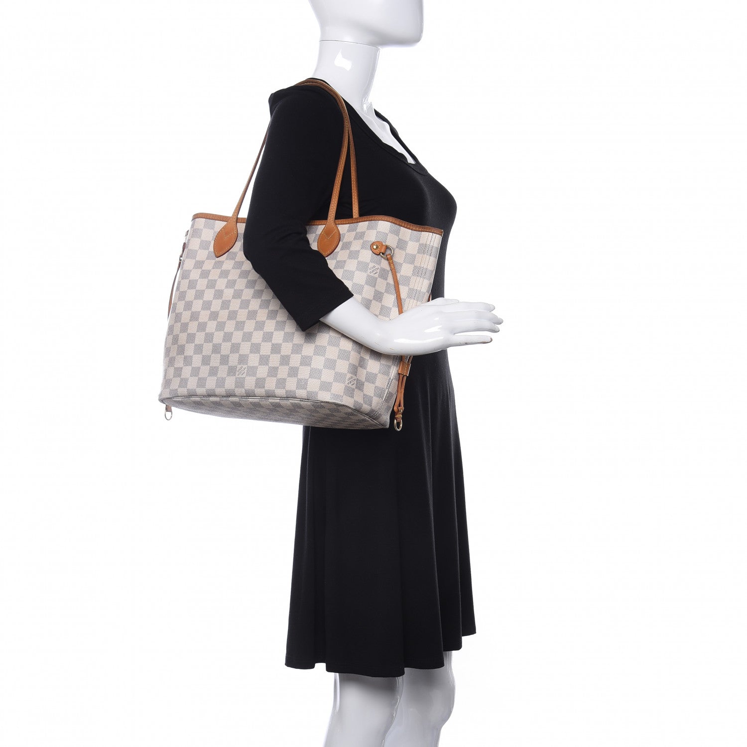 Louis Vuitton Damier Azur Neverfull MM 2 of 11