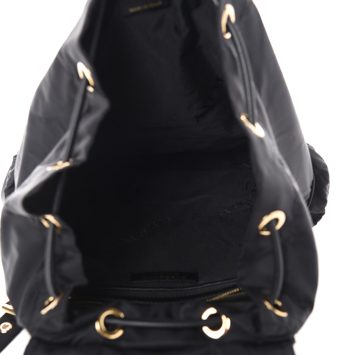 Nylon Medium Rucksack Backpack Black