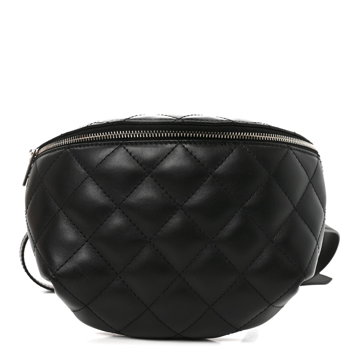 Chanel Calfskin Quilted Waist Belt Bag Black 1 of 10