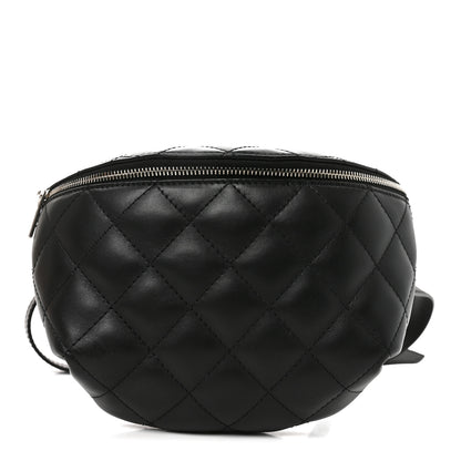 Chanel Calfskin Quilted Waist Belt Bag Black 1 of 10