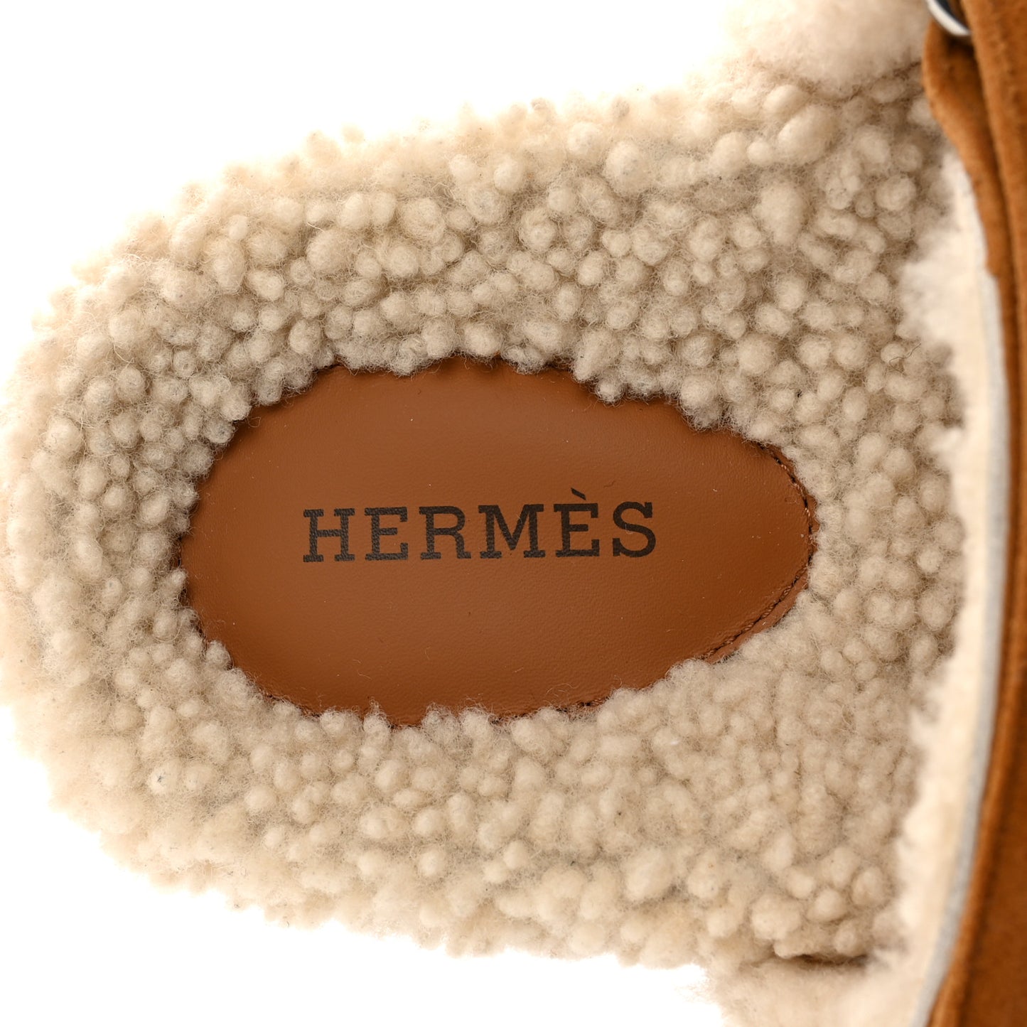 Suede Goatskin Woolskin Womens Chypre Sandals 35.5 Naturel Ecru