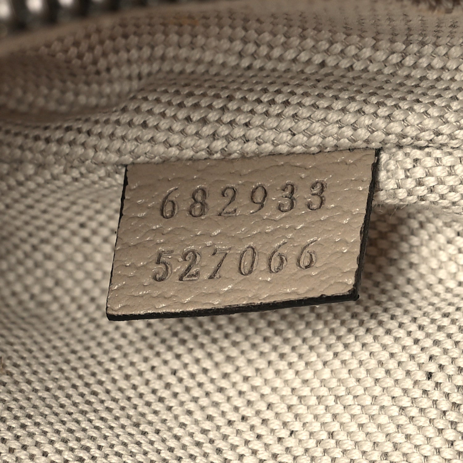 Gucci GG Supreme Monogram Textured Calfskin Web Retro Interlocking G Belt Bag Beige Mystic White Oatmeal 7 of 12