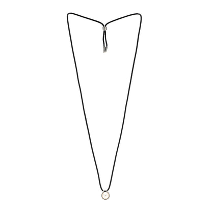 Tiffany Sterling Silver Pearl HardWear Cord Necklace 2 of 5