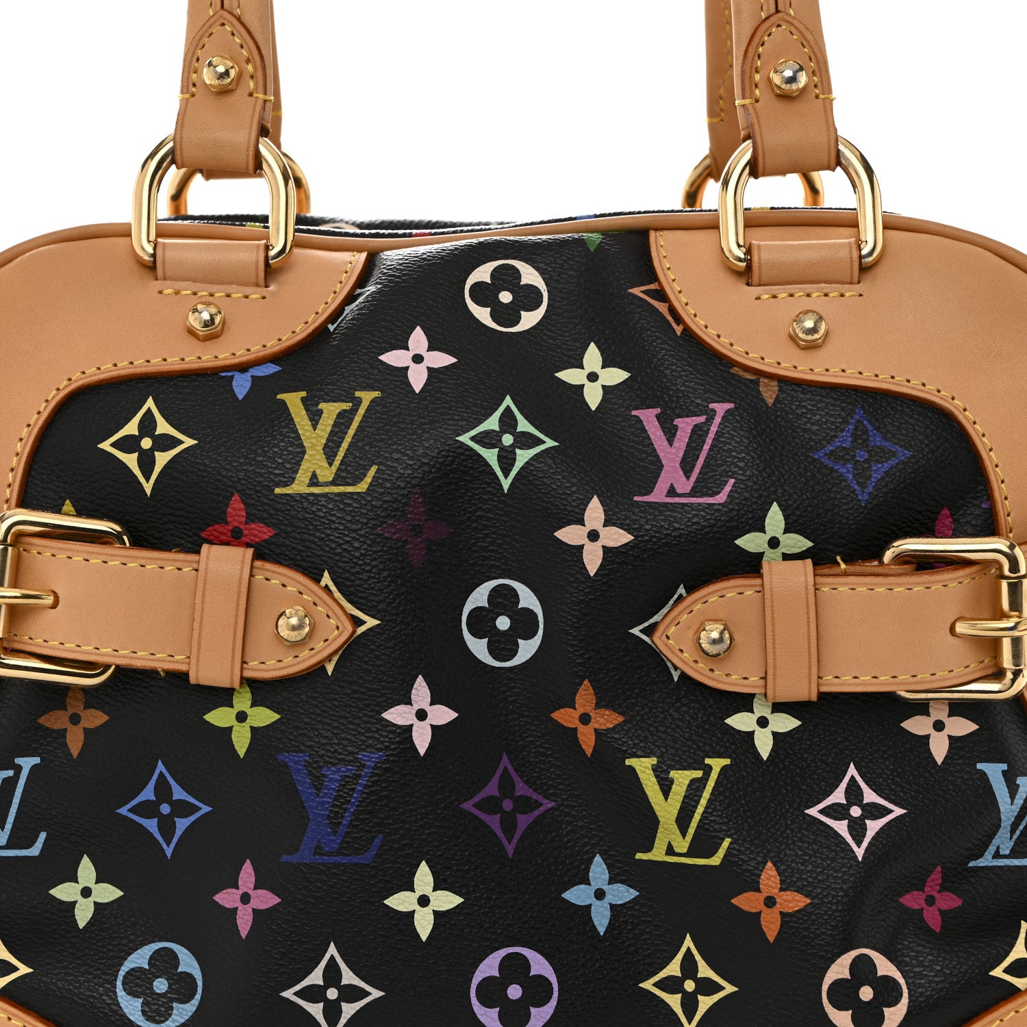Louis Vuitton Monogram Multicolor Claudia Black 8 of 10