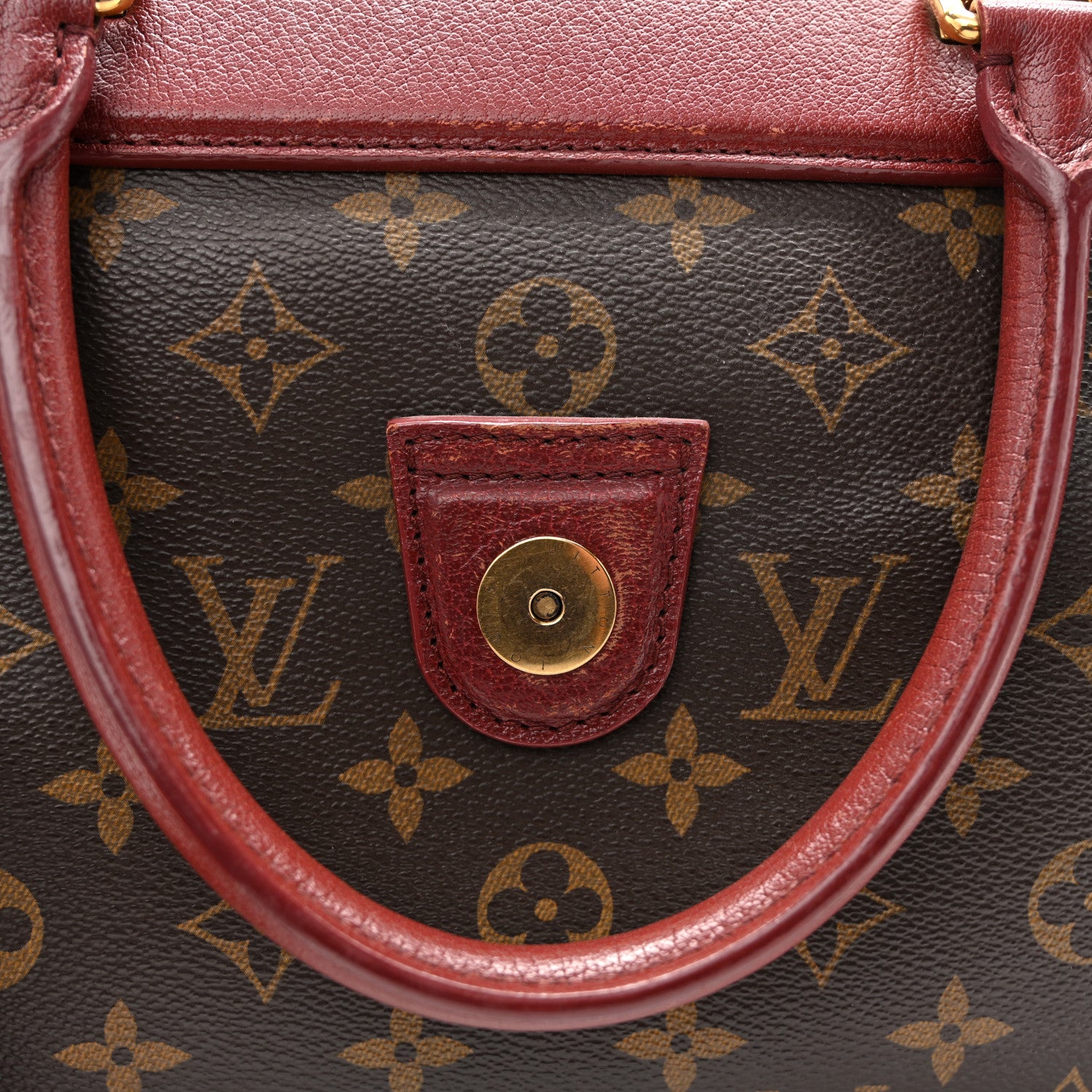 Louis Vuitton Monogram Golden Arrow Speedy Burgundy 14 of 14