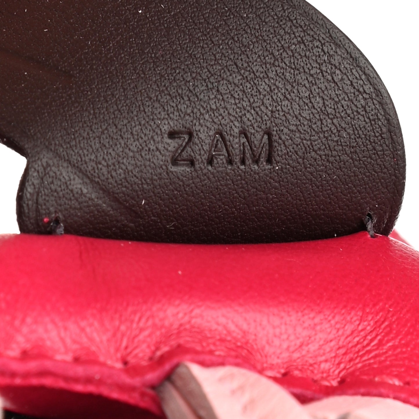 Milo Lambskin Grigri Rodeo Pegase Horse Bag Charm PM Framboise Rose Sakura Rouge Sellier