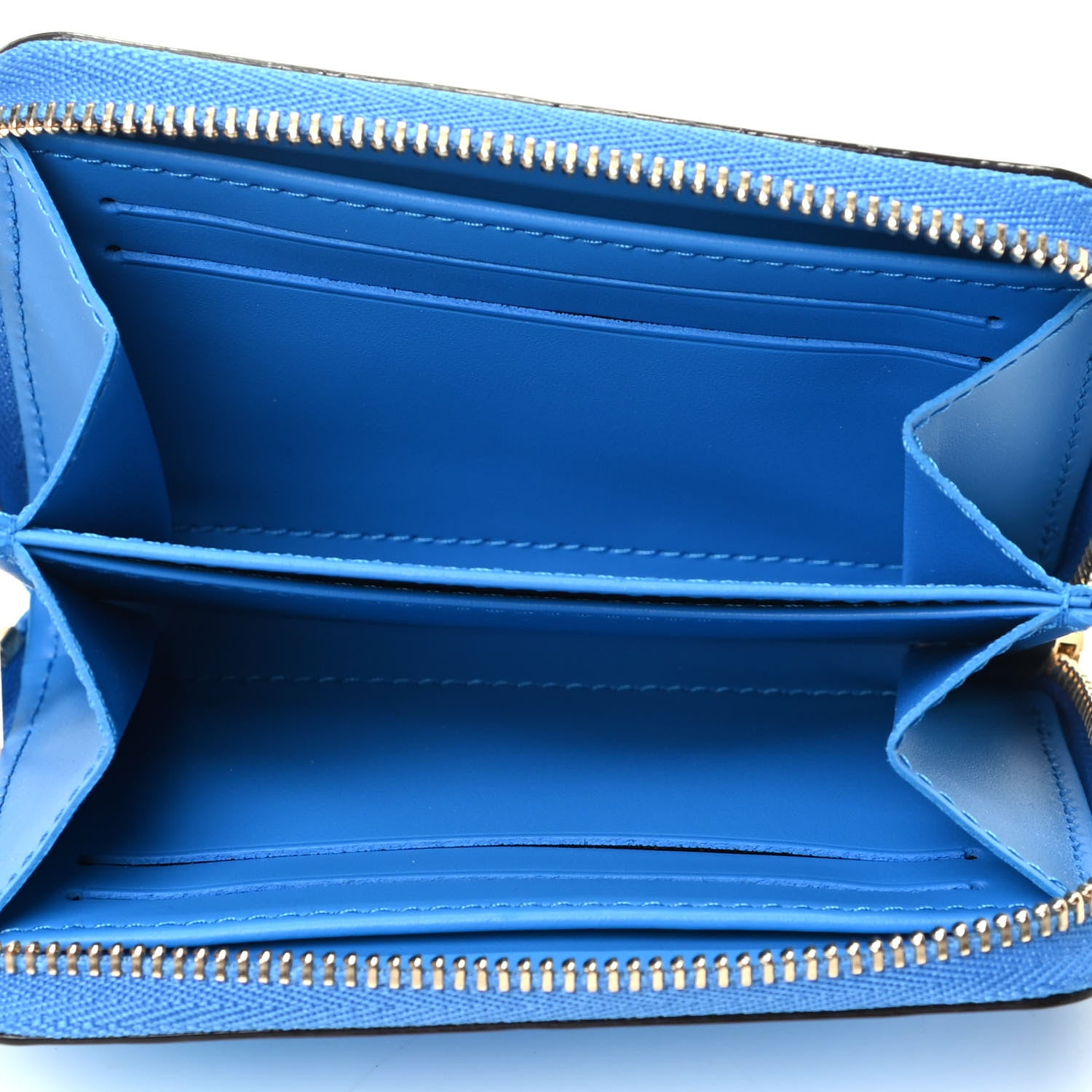 Louis Vuitton Vernis Valentine Zippy Coin Purse Blue 5 of 7