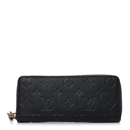 Louis Vuitton LOUIS VUITTON Empreinte Clemence Wallet Marine Rouge 1 of 6