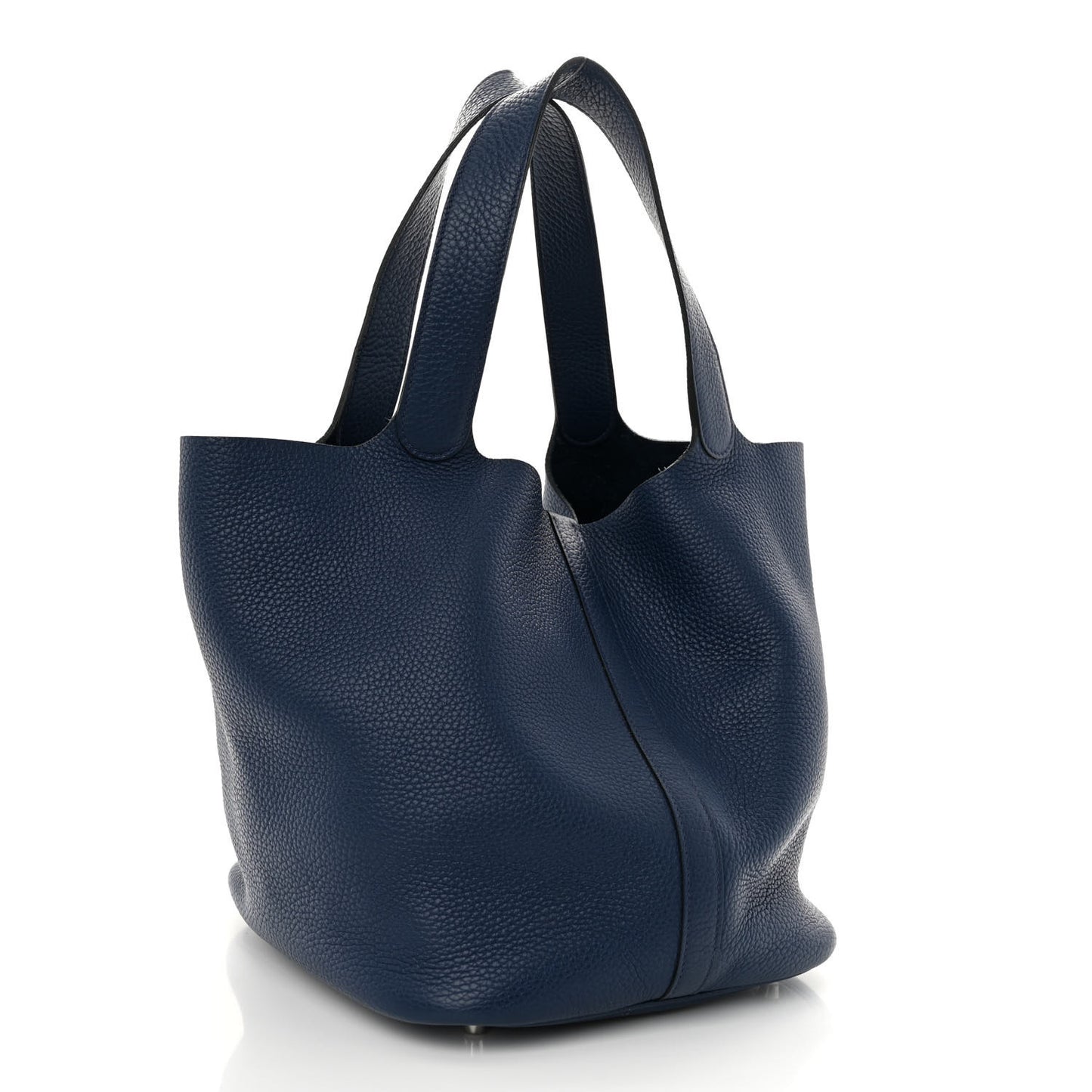Taurillon Clemence Picotin Lock 26 GM Bleu Saphir
