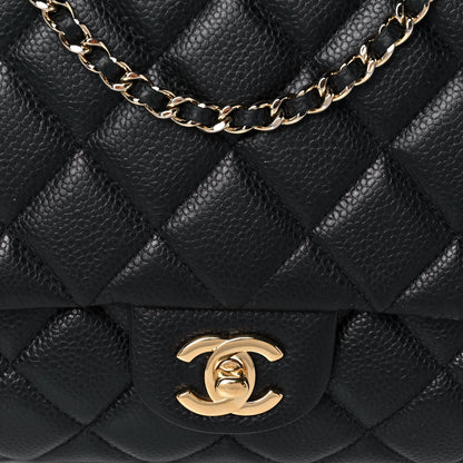 Chanel Caviar Quilted Clutch With Chain Flap Black 8 of 11