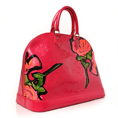 Louis Vuitton Vernis Roses Alma GM Rose Pop 3 of 8