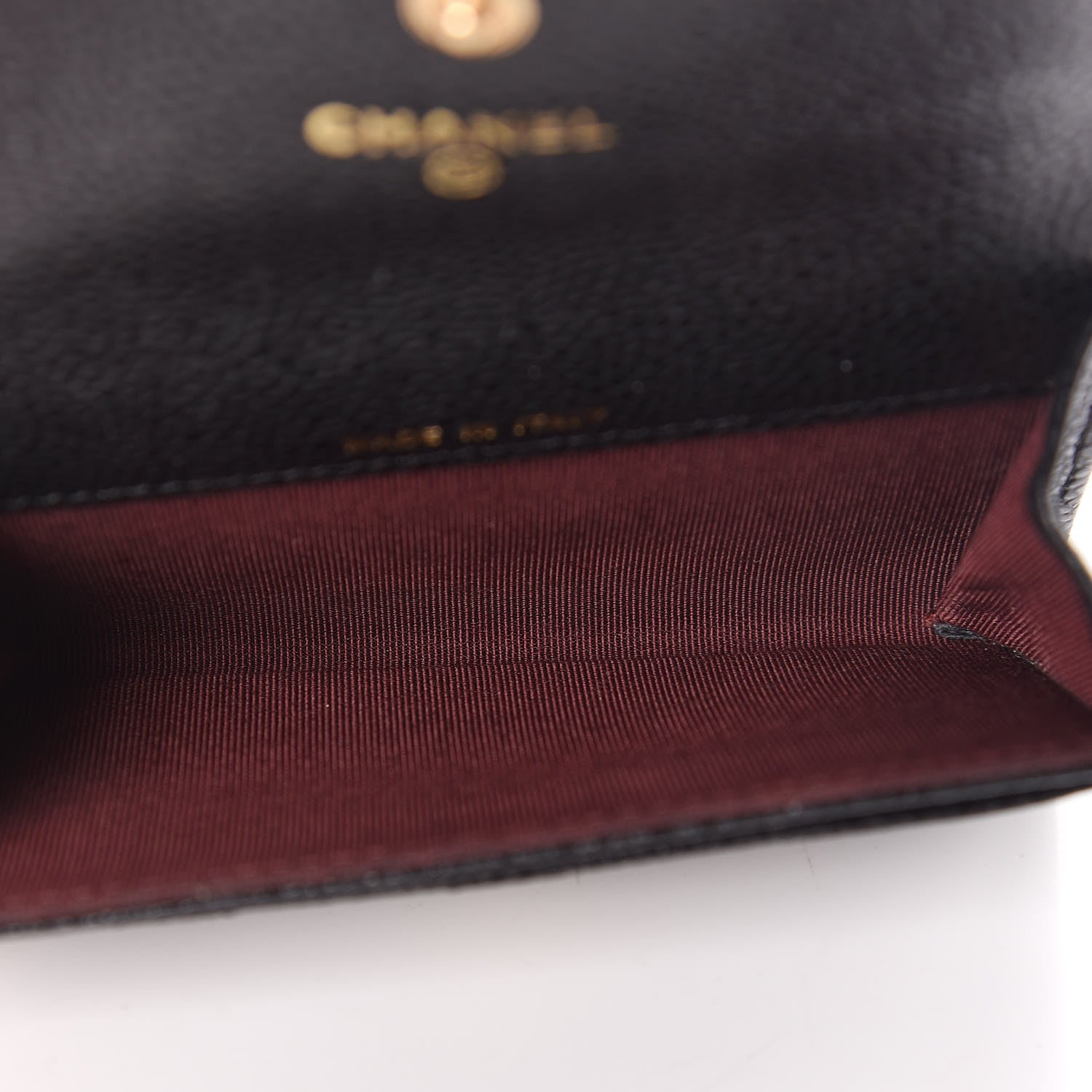 Chanel Caviar Quilted Flap Card Holder Black 5 of 9