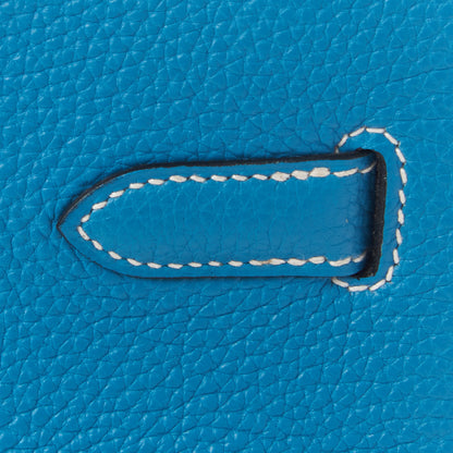 Hermes Togo Birkin 30 Blue Jean 9 of 29