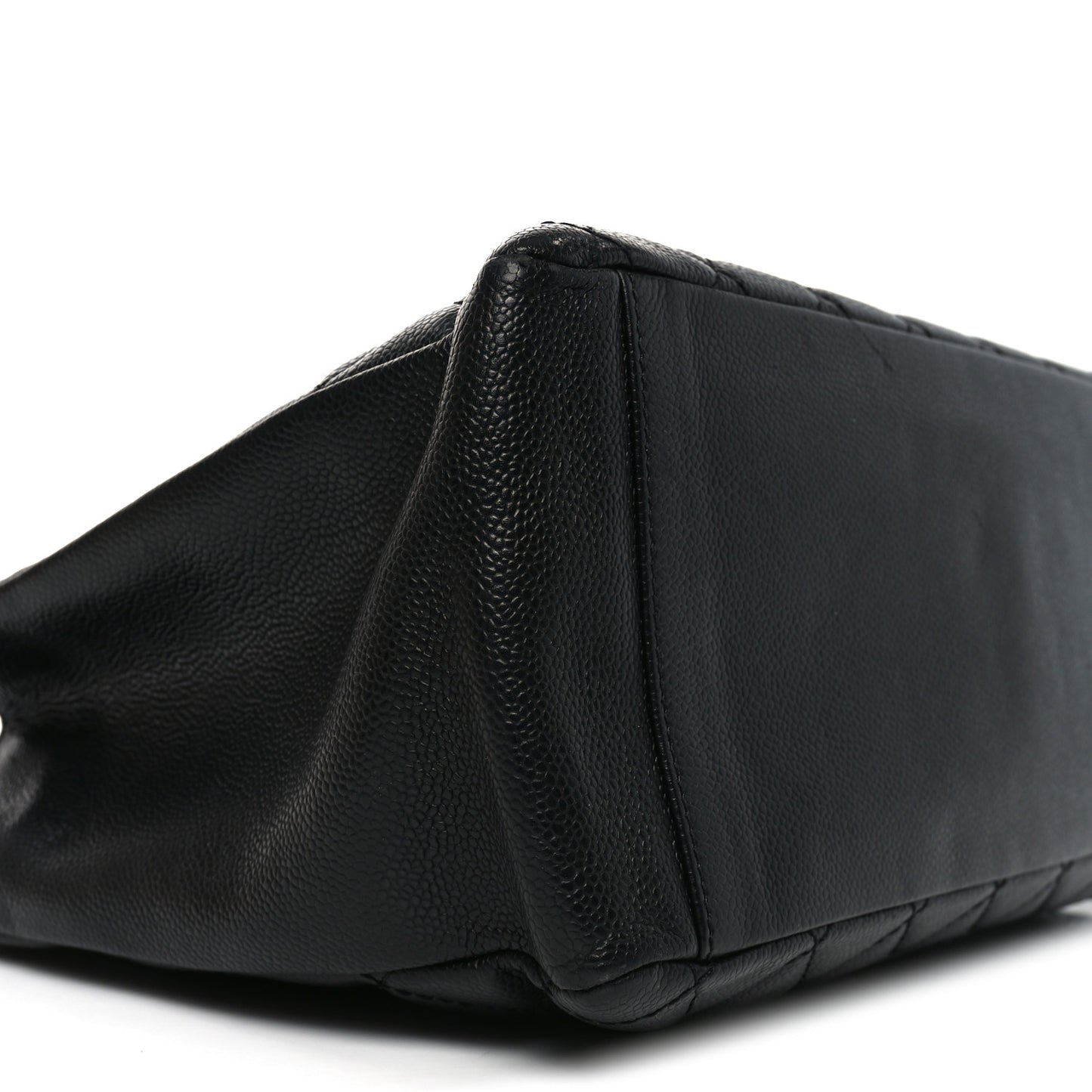 Caviar Quilted Grand Shopping Tote GST Black  Black