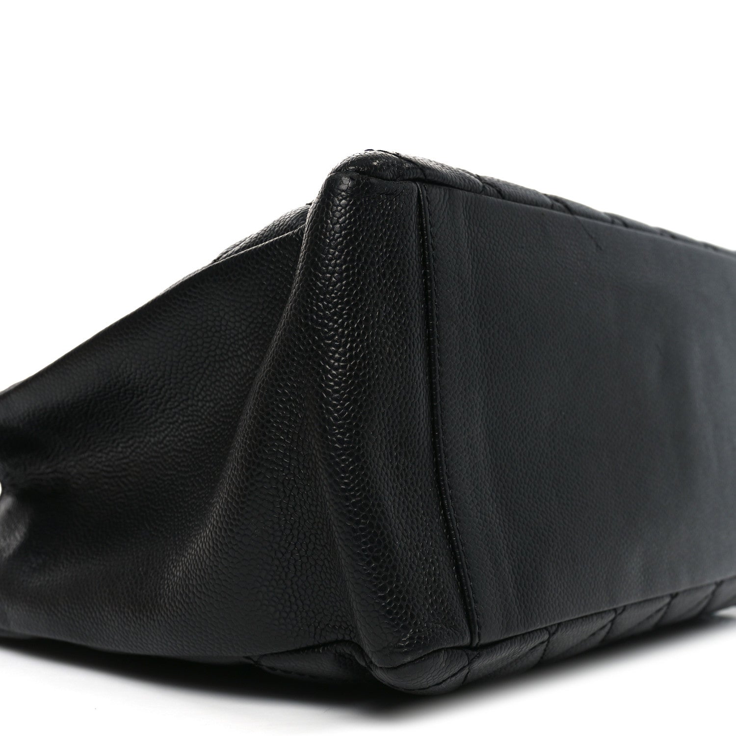 Chanel Caviar Quilted Grand Shopping Tote GST Black  Black 9 of 11