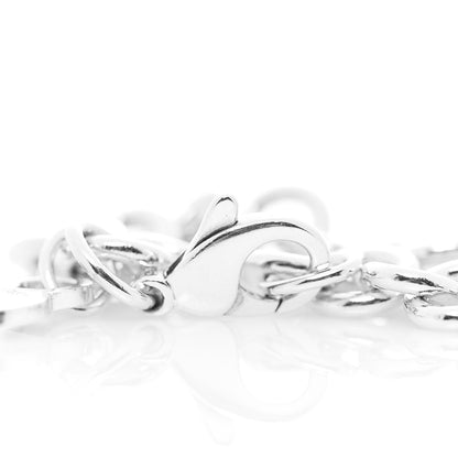 Tiffany Sterling Silver Heart Tag Charm Bracelet 3 of 4