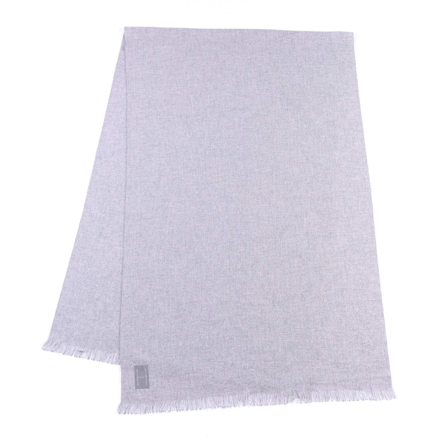 Hermes Cashmere Stole Scarf Grey 2 of 3