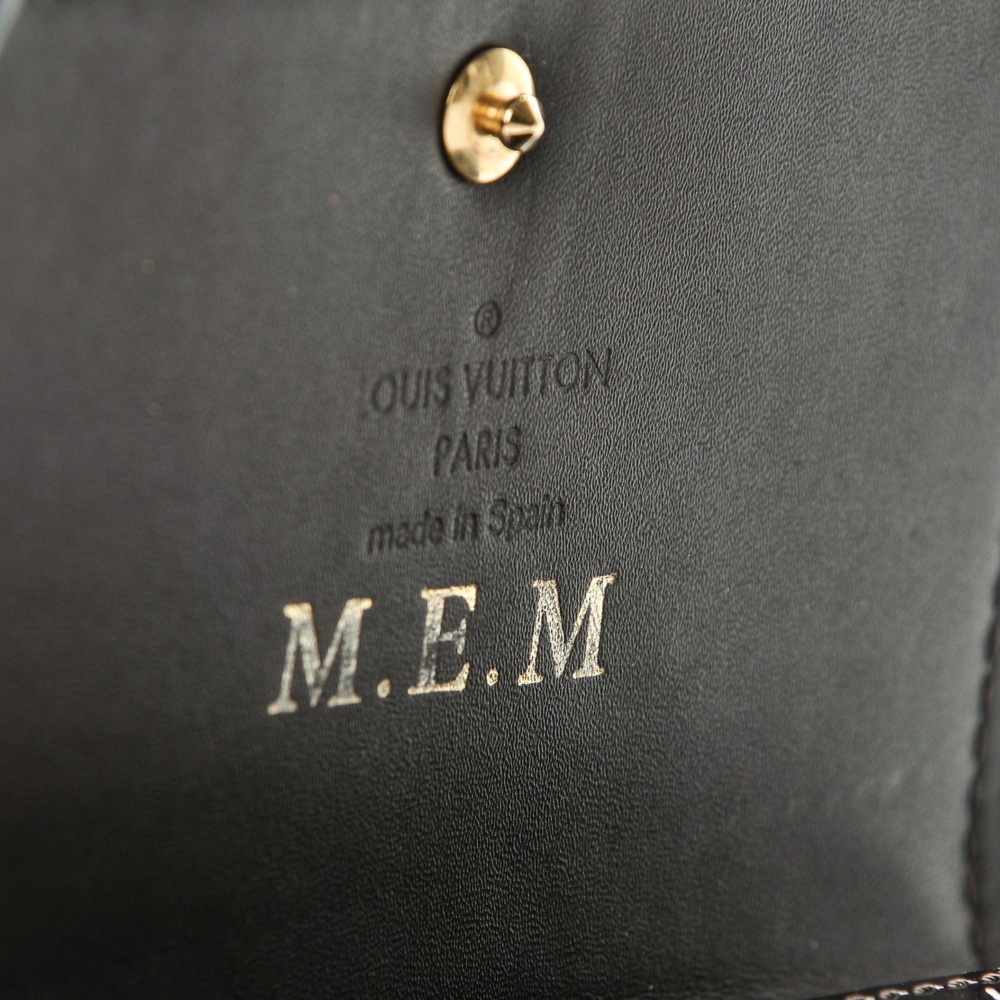 Vernis Business Card Holder Amarante
