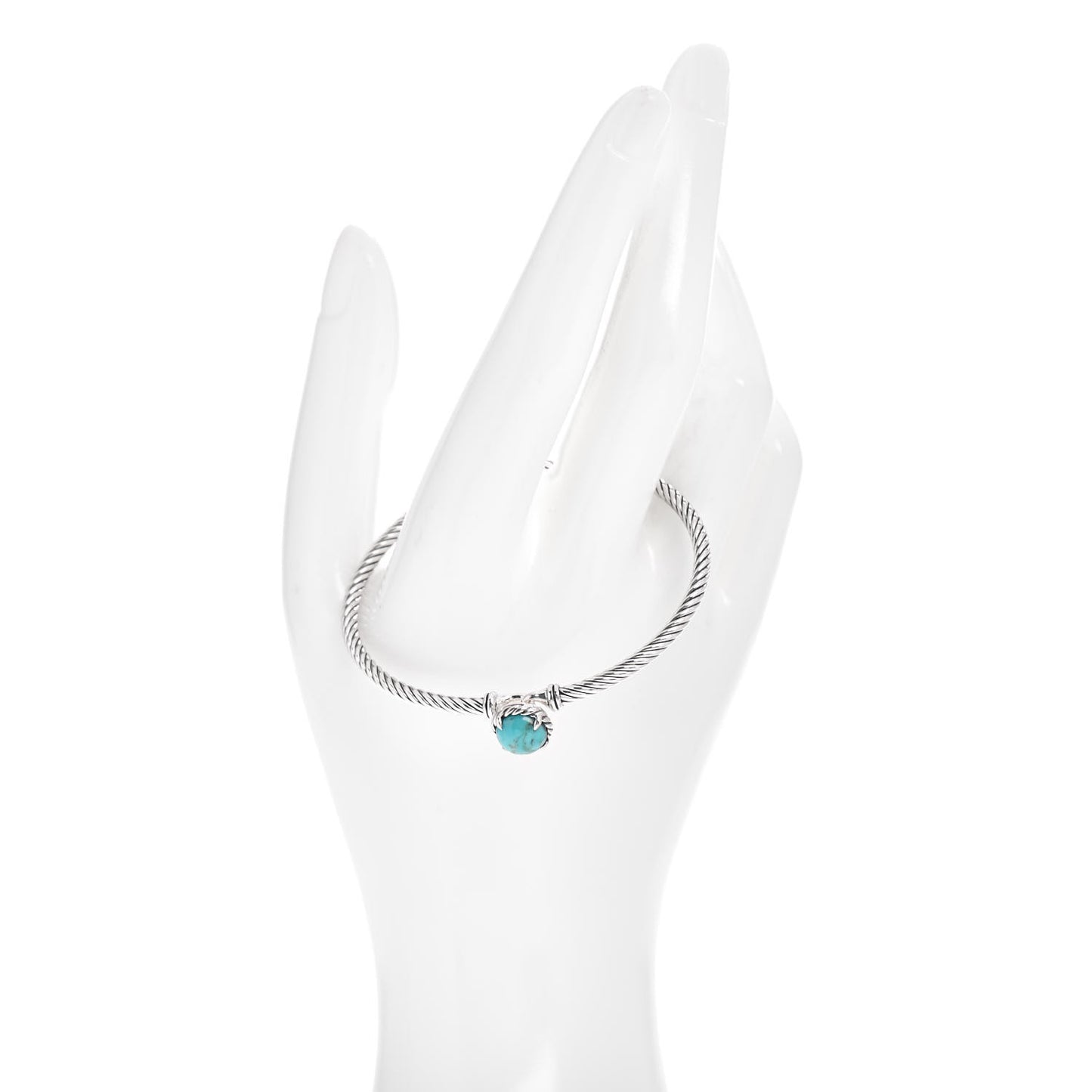 Sterling Silver Turquoise 3mm Chatelaine Bracelet