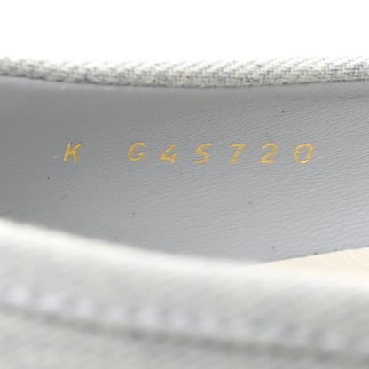 Chanel Denim CC Turnlock Loafers 37 Blue 7 of 9