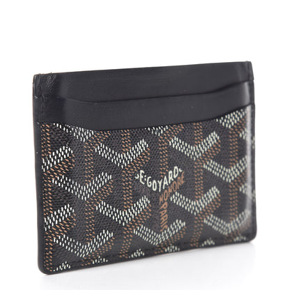 Goyard Goyardine Saint Sulpice Card Holder Black 3 of 8