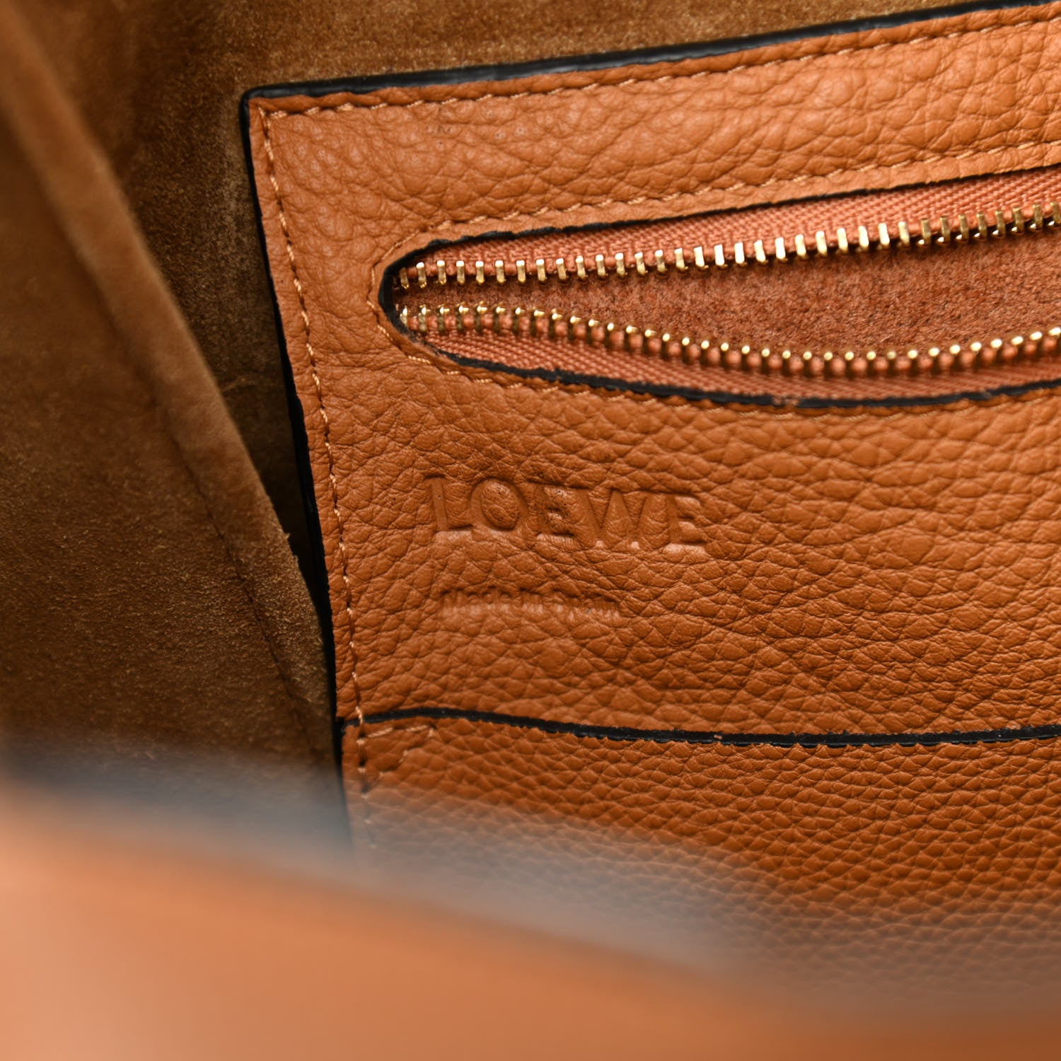 Loewe Calfskin Small Flamenco Knot Bag Caramel 6 of 11