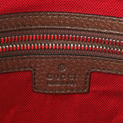 Gucci GG Supreme Monogram Textured Dollar Calfskin Small Detail Tote Beige Ebony New Acero 6 of 9