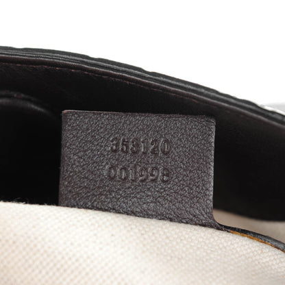 Gucci Guccissima Medium Bree Foldover Tote Chocolate 8 of 8