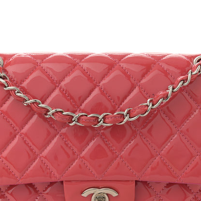 Chanel Patent Quilted Medium Double Flap Pink 8 of 15