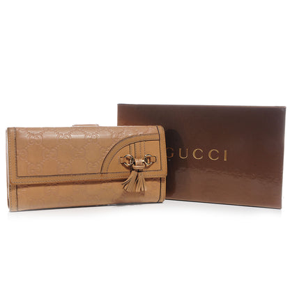 Gucci Guccissima GG Horsebit Tassel Continental Wallet 5 of 8