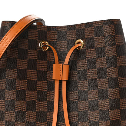 Louis Vuitton Damier Ebene Neonoe MM Safran 8 of 10