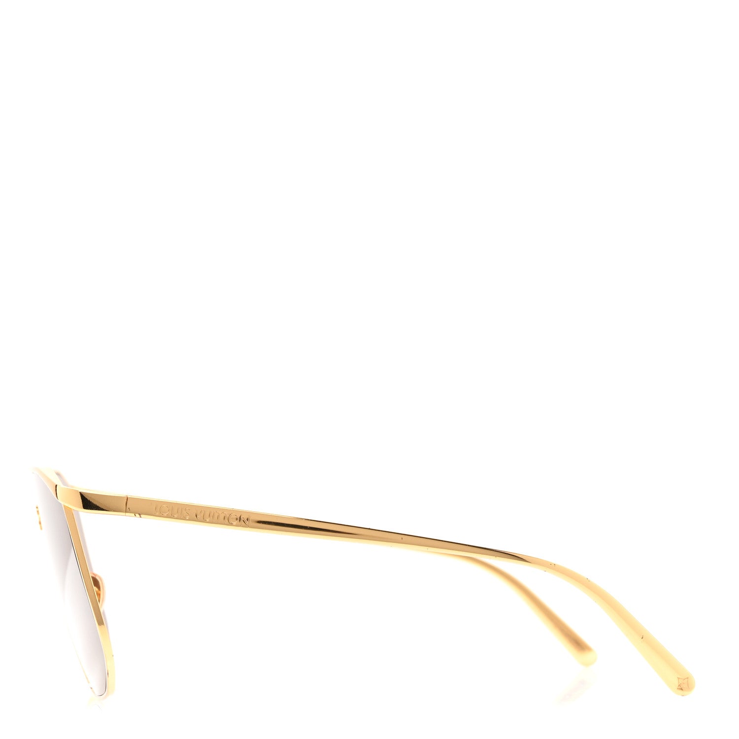 Louis Vuitton Metal LV Golden Mask Sunglasses Z1717U Gold 1805873